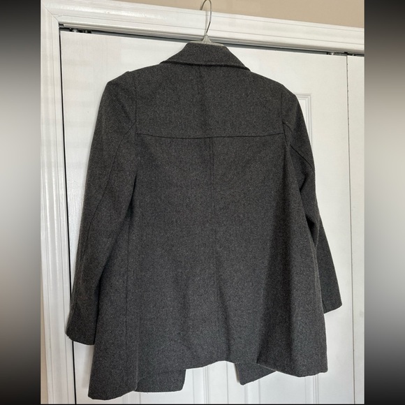 Old Navy gray wool blend women’s peacoat - Picture 6 of 7